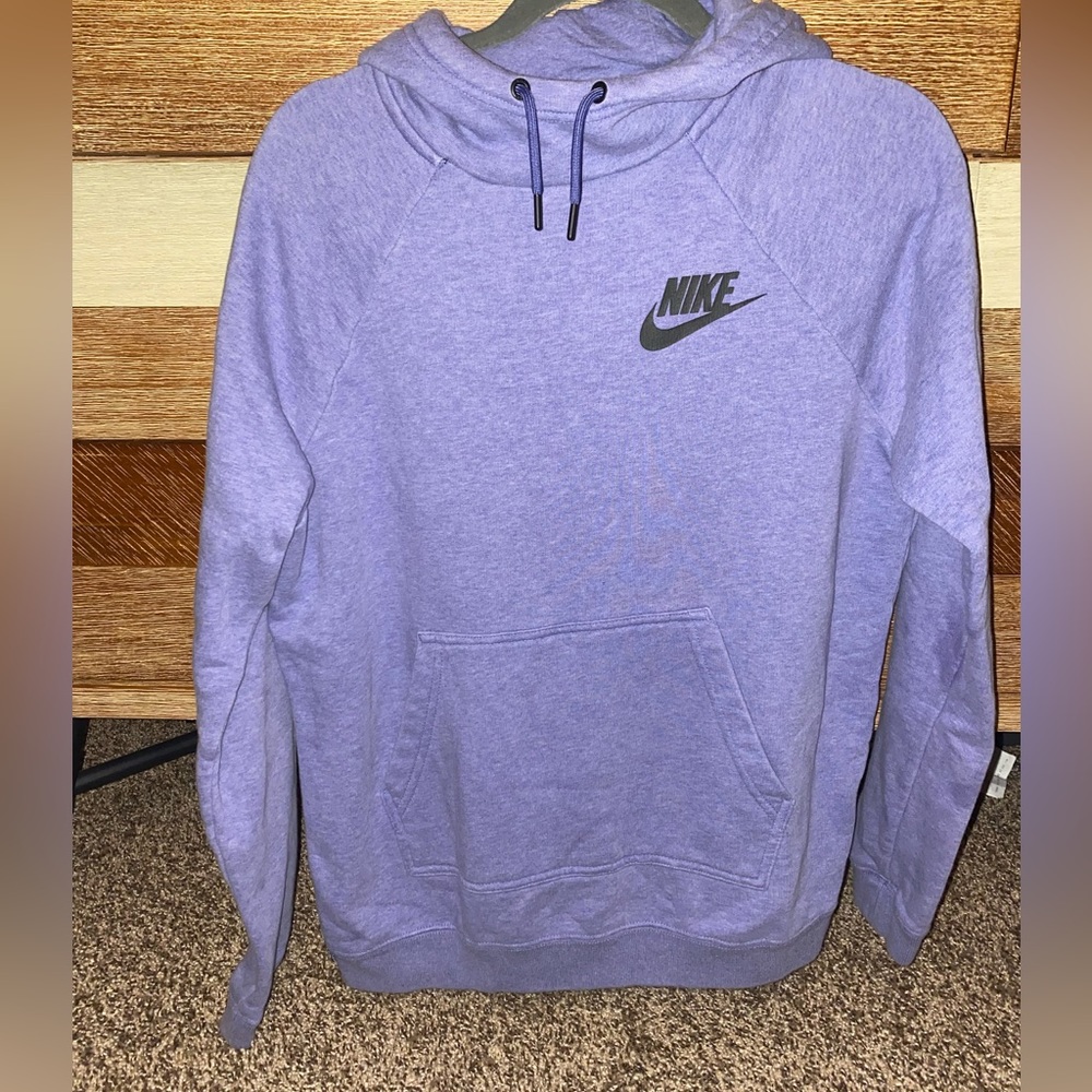Periwinkle Blue Purple Nike Hoodie with Cowl Neck